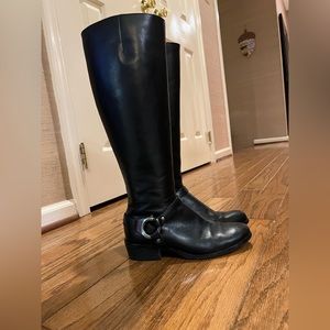 Via Spiga-Kacey Knee-High boots, leather- black, size 5.5